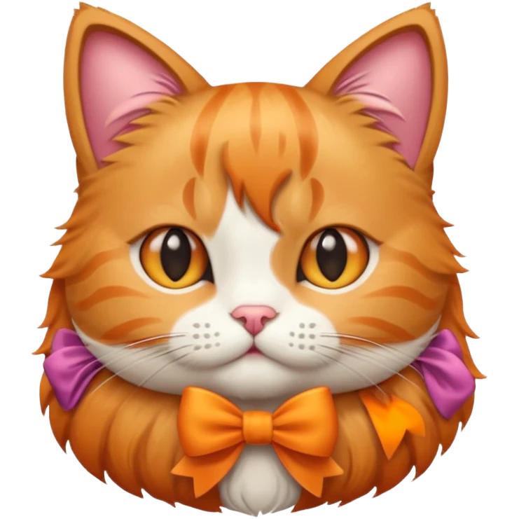 cat with bow emoji