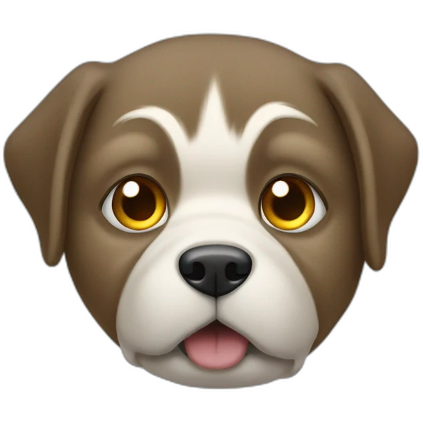 Fantôme qui a peur d'un chien emoji