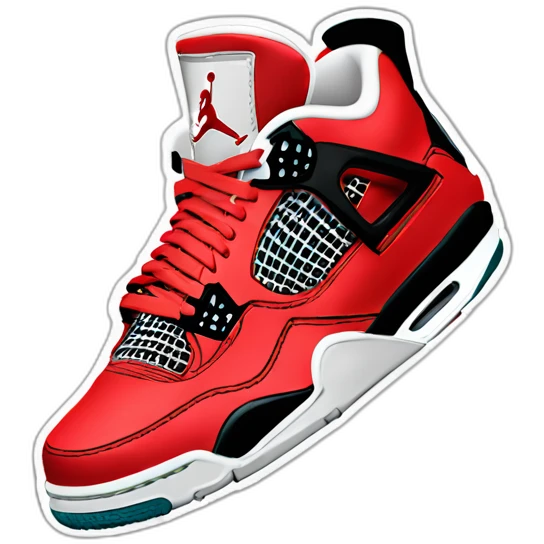 Jordan4 red emoji