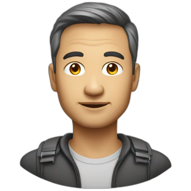 dutch/indonesian software engineer guy, around 40 years old but looks younger emoji