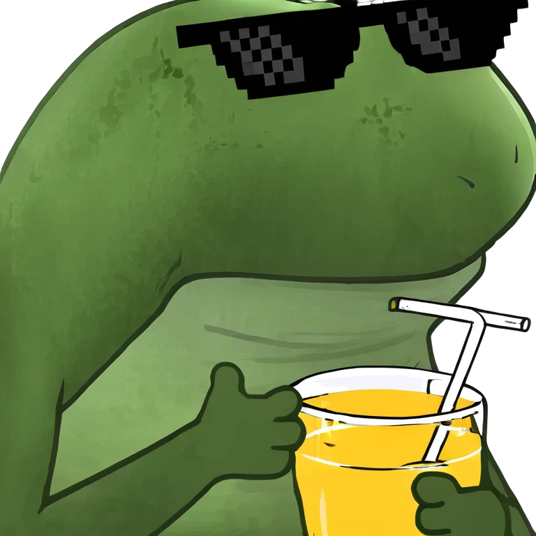 Sipping a drink with a straw emoji