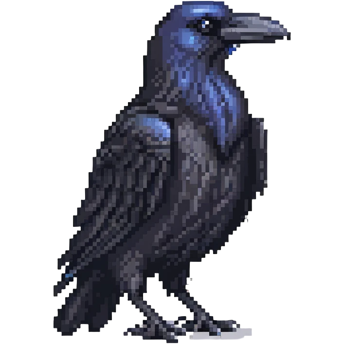 black raven emoji