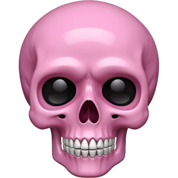Pink skull emoji