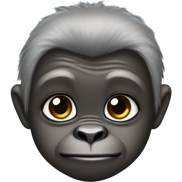 cute baby gorilla zibry style emoji