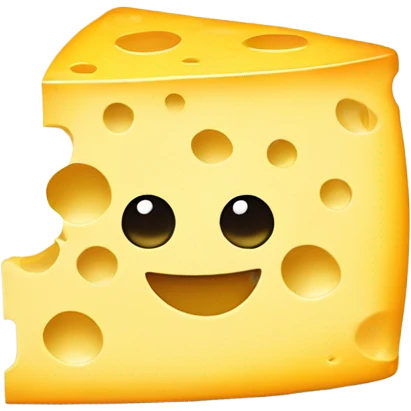 Cheese With a face and legs ￼￼￼￼ emoji