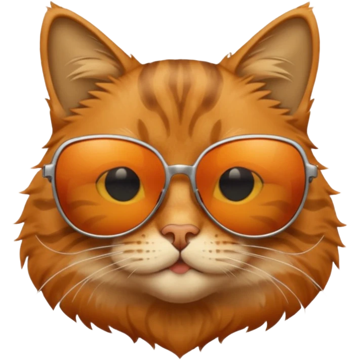 Cat wearing sunglasses emoji