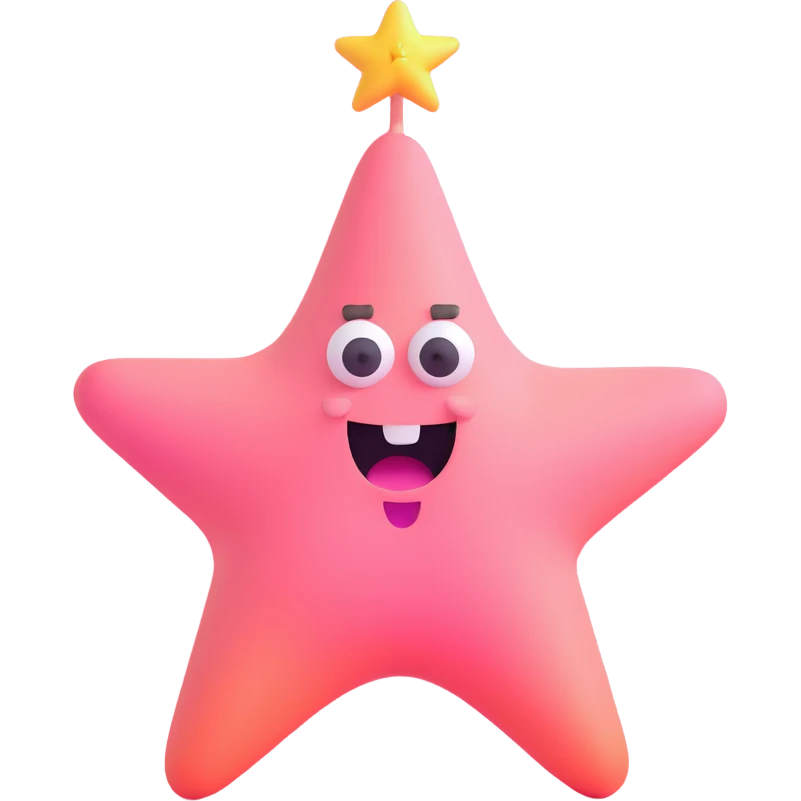 Patrick Star from SpongeBob emoji