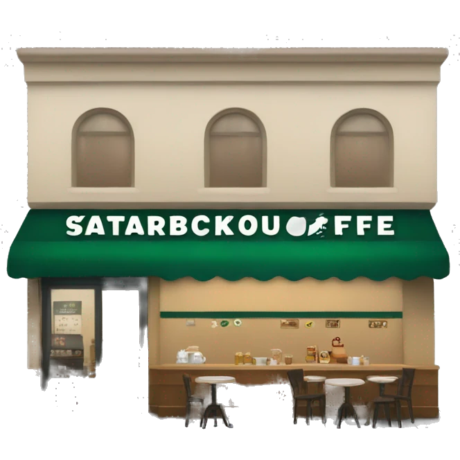 starbucks café emoji