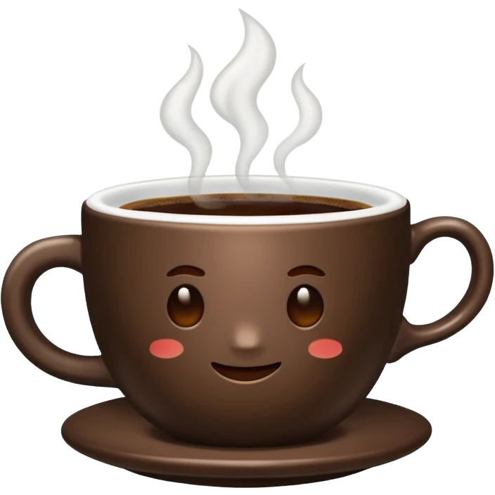 Cup of coffee white emoji