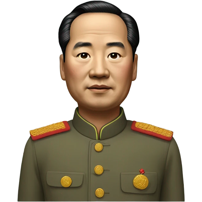 photorealistic mao zedong emoji
