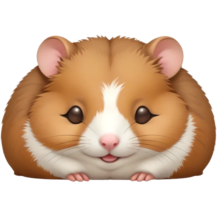 Meme-Worthy Cute Sleeping Brown Hamster Portrait Emoji, Head resting peacefully with a contented smile, showcasing a delightfully compact build and a luxuriously soft rich brown fur, eyes shut in a serene nap, Simplified yet hilariously adorable features, highly detailed, glowing with a soft, drowsy light, high shine, relaxed and utterly lovable, stylized with an air of playful laziness, bright and heartwarming, soft glowing outline, capturing the essence of a comically sleepy hamster, so meme-worthy it feels like it could instantly become the next viral sensation of adorable slumber! emoji