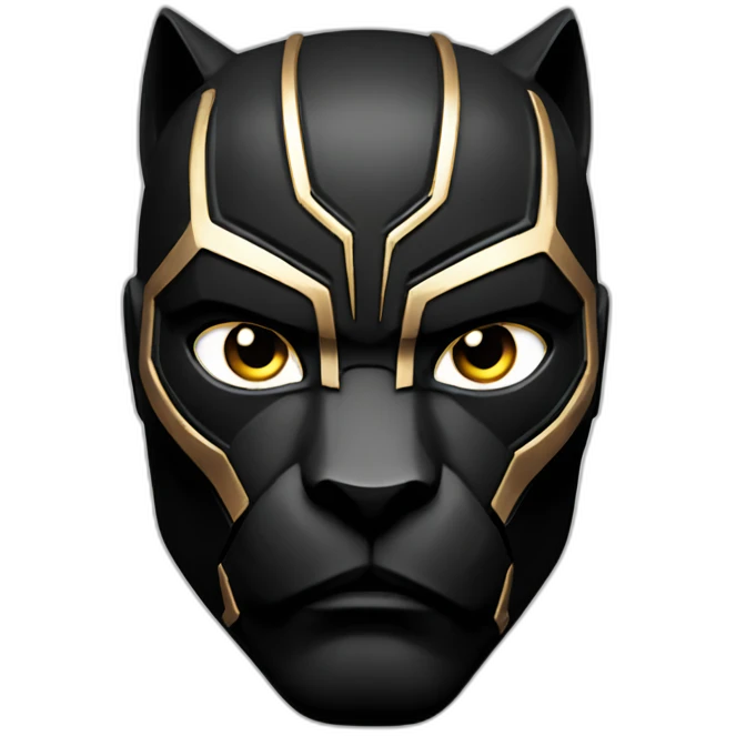 black panter marvel logo emoji