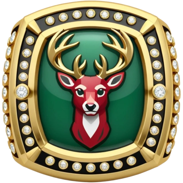 Milwaukee bucks championship ring facing front emoji