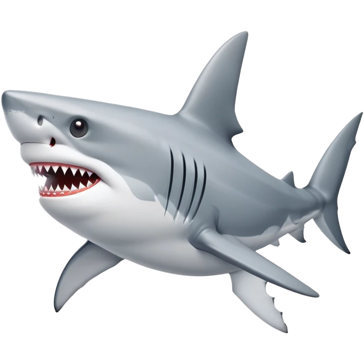 A shark w adidas shoes emoji