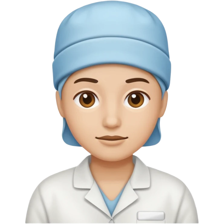 person wearing hygienic clothing emoji