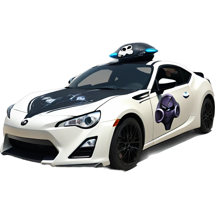 Batgirl and First Order Jet Trooper themed Scion FR-S  emoji