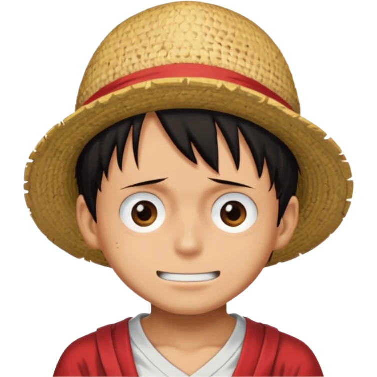 Luffy from one piece emoji