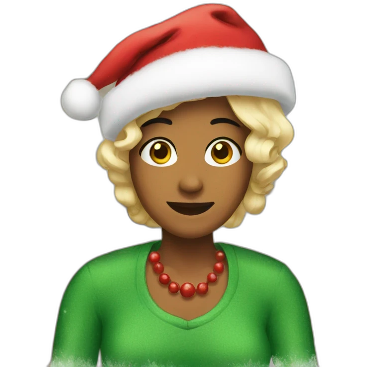 Mother christmas emoji
