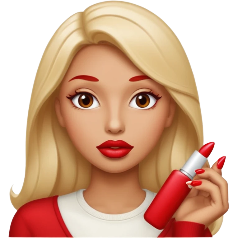 Big lips long nails bestie  emoji