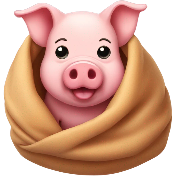 Pig in a blanket emoji