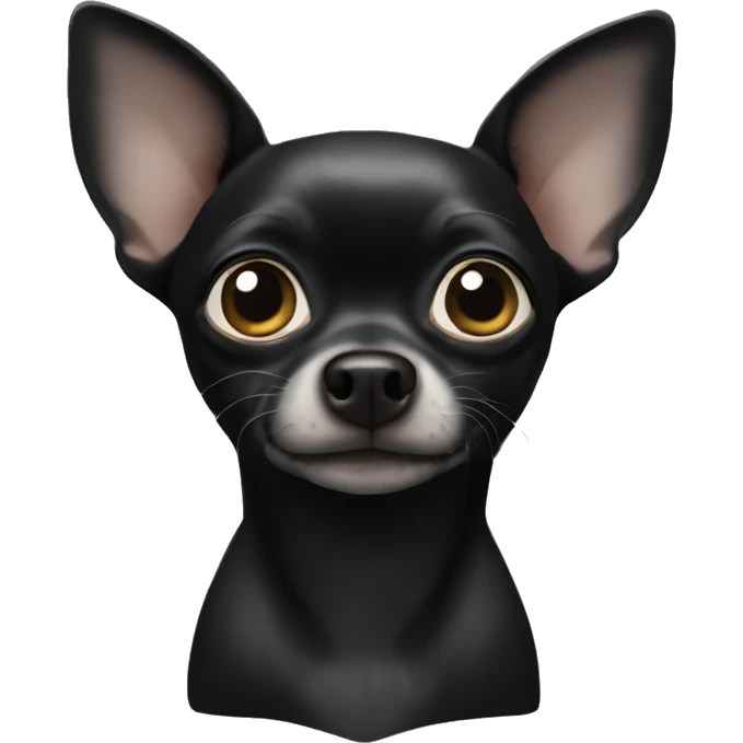Black chihuahua emoji