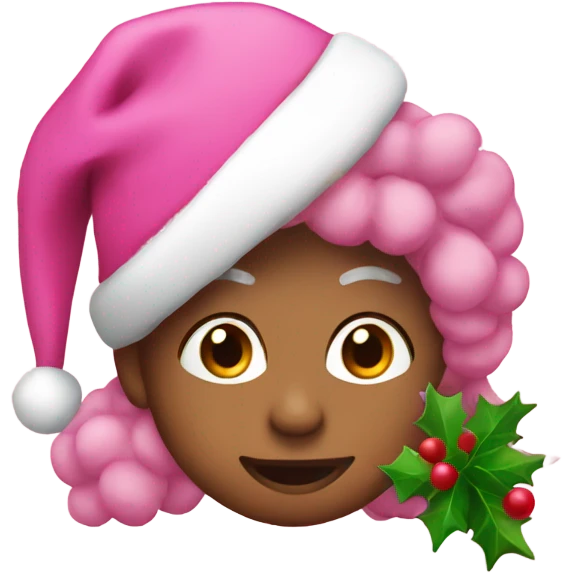 Pink Christmas  emoji