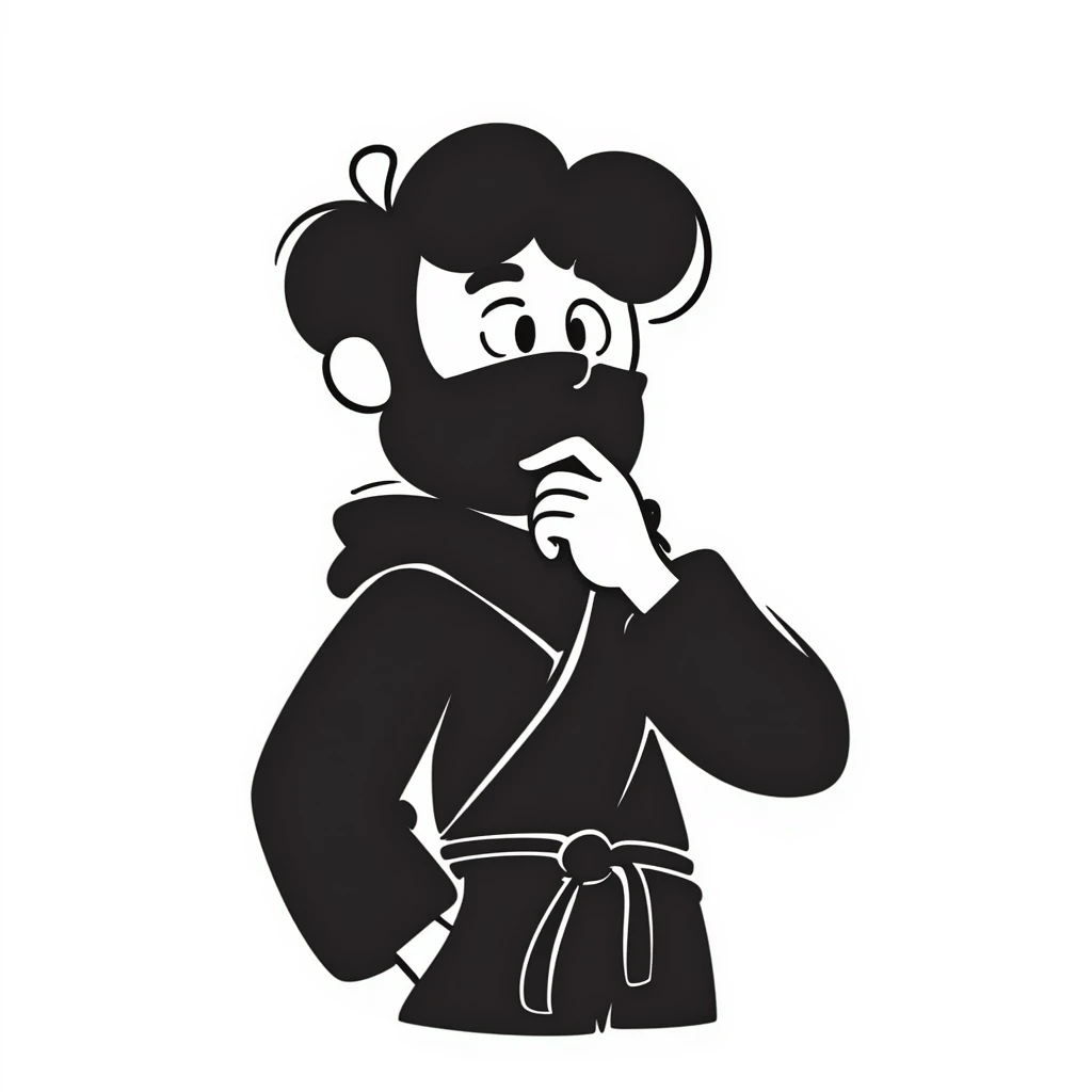 thinking ninja emoji