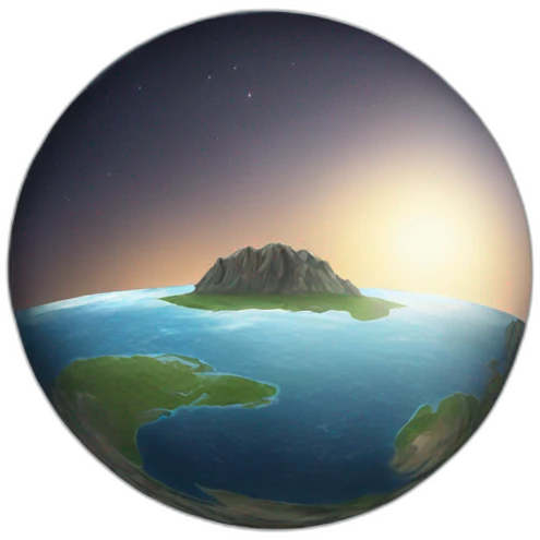 flat earth emoji