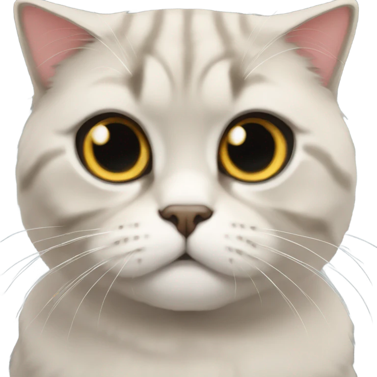 Scottish cat fold emoji