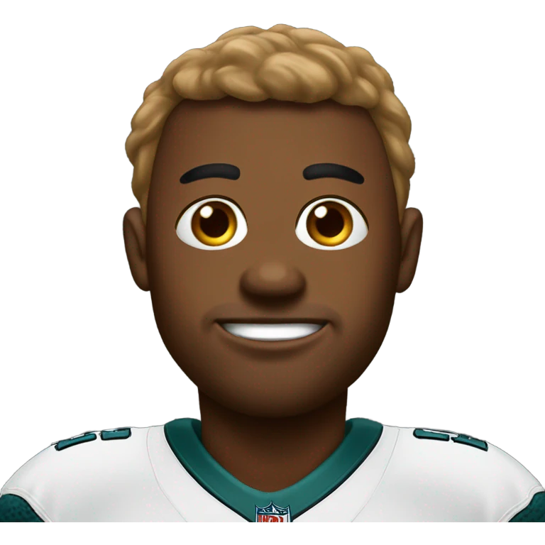 Poop emoji in eagles jersey emoji