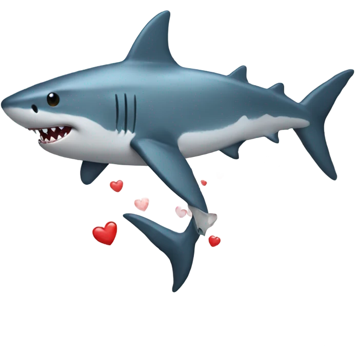 Shark heart emoji  emoji