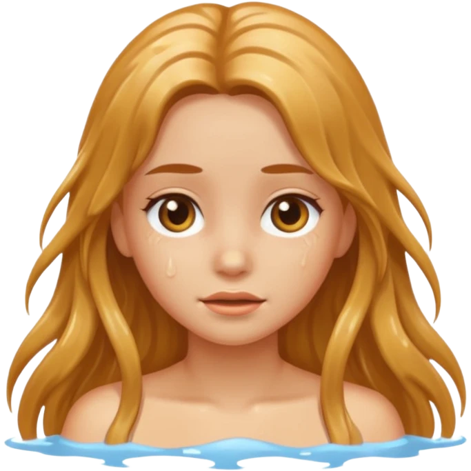 Wet girl emoji