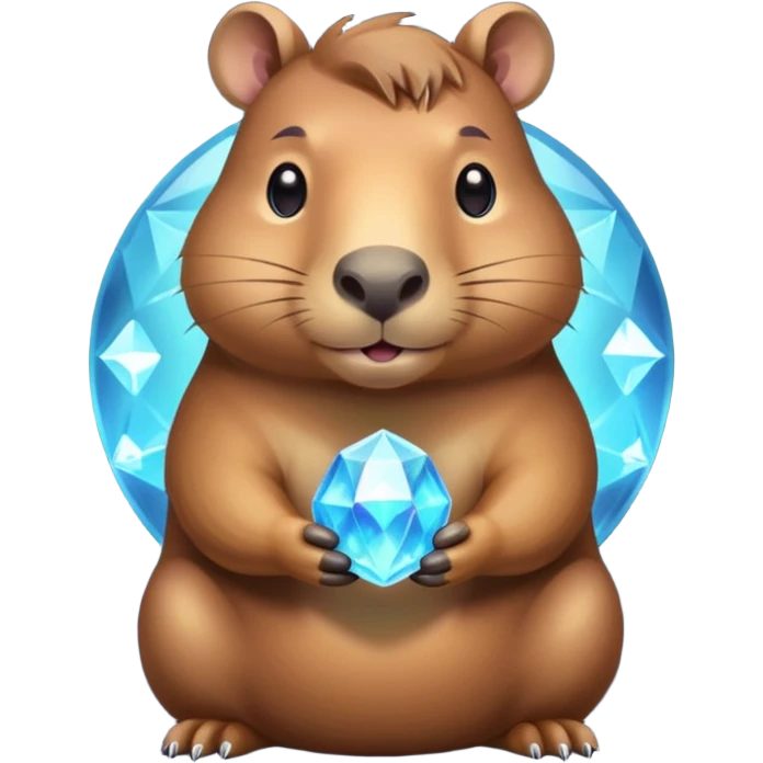 capypara with magical stone


 emoji