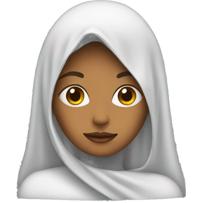 Women with a Christian veil  emoji