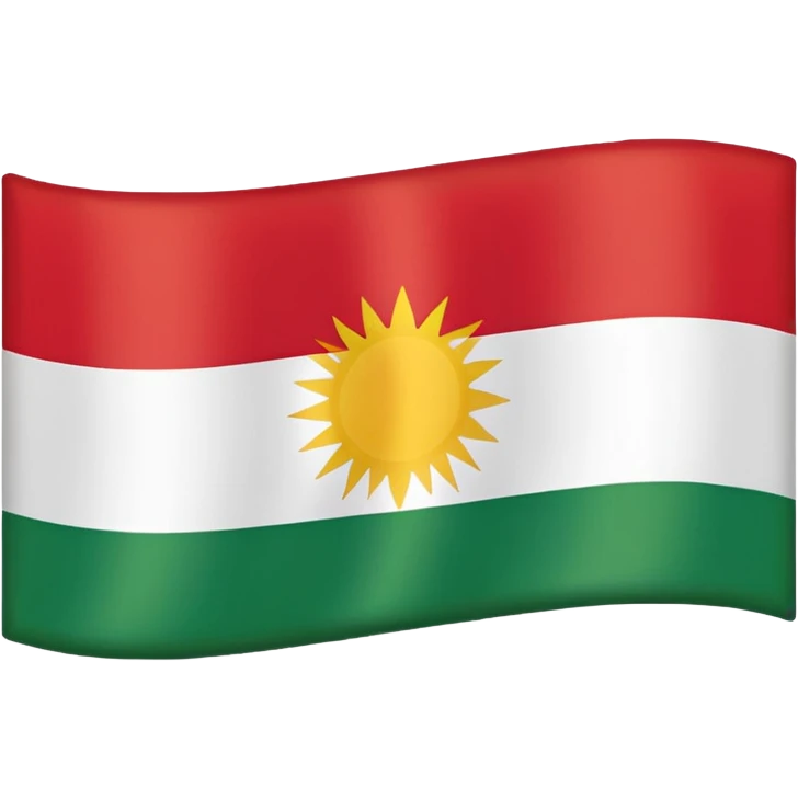 KURDİSTAN FLAG emoji