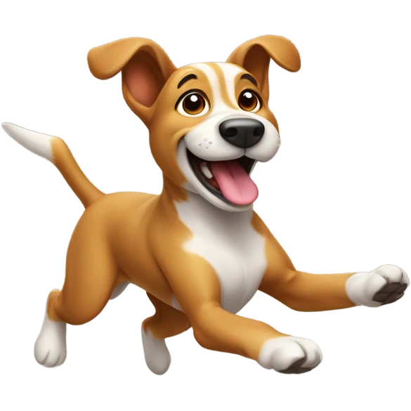 dog running  emoji