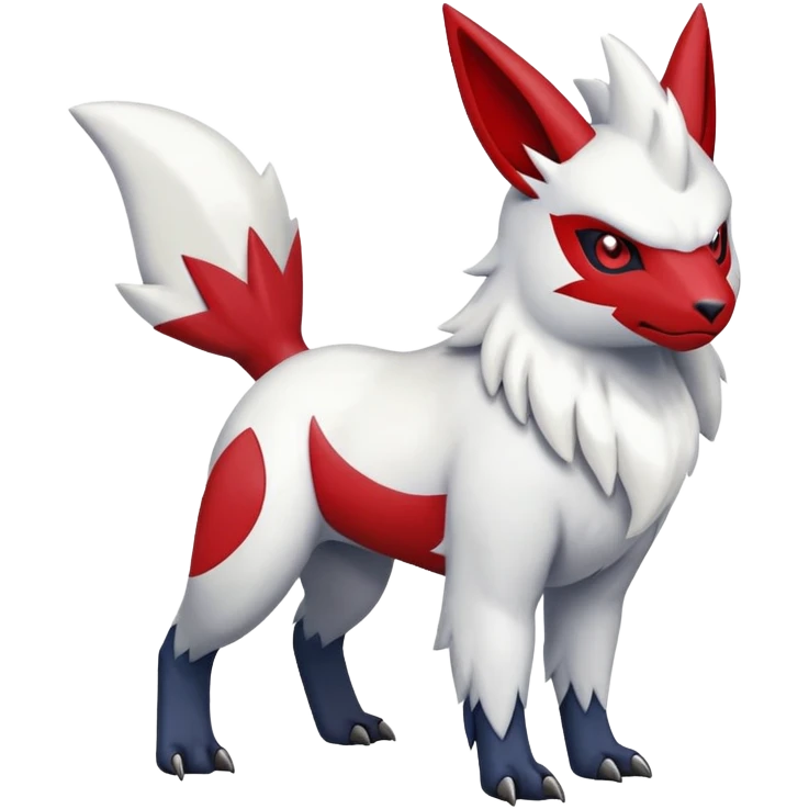 Absol-Zangoose-Fakémon-hybrid-creature (full body)  emoji