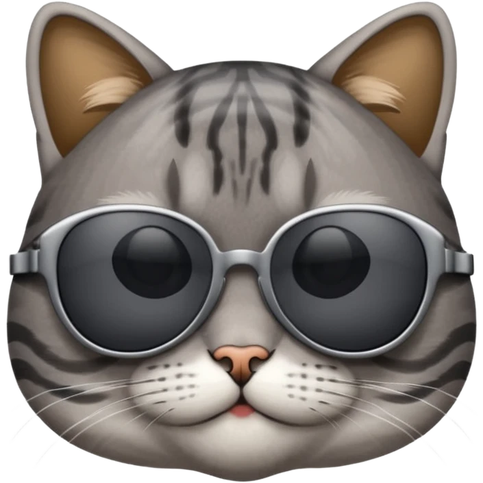 Cat wearing sunglasses emoji