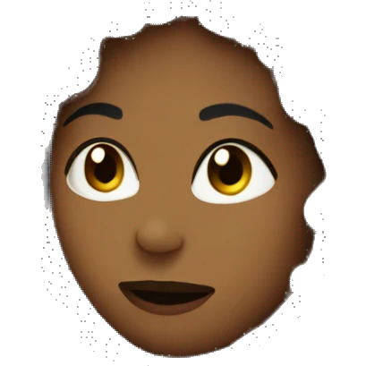 Ricki in space working emoji