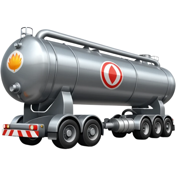 create an ultra realistic American modern gas tanker emoji