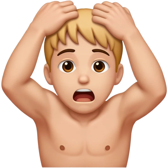 emoji using hands to strangle self emoji
