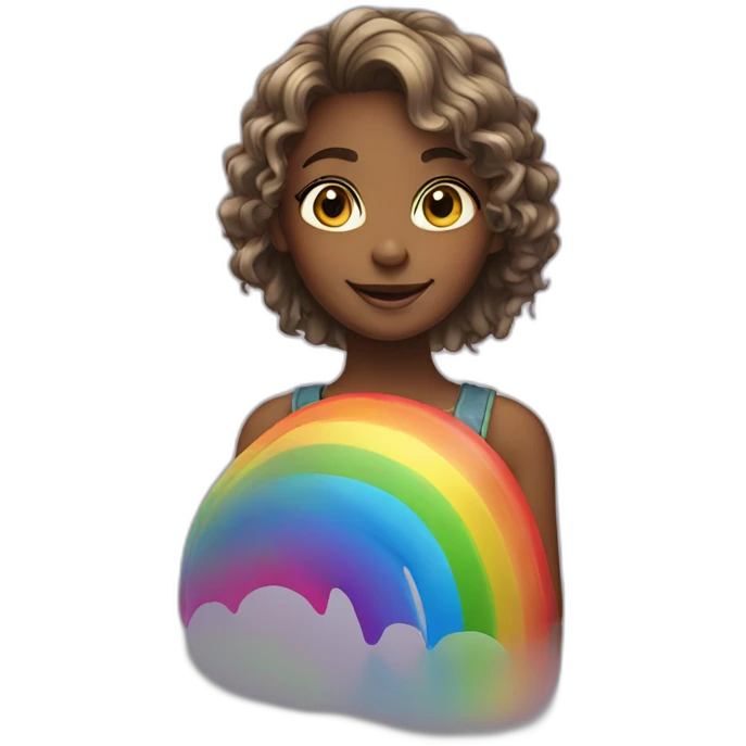 rainbow-girl emoji