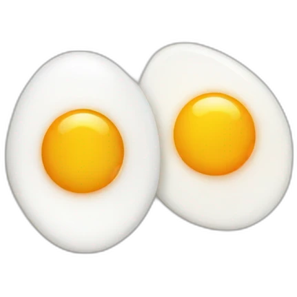Fried eggs emoji
