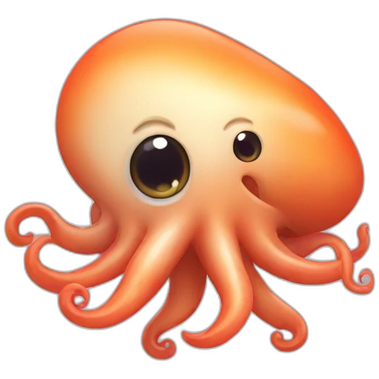 cute Squid emoji