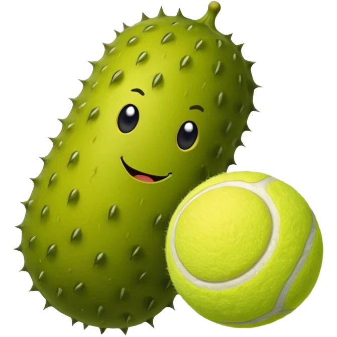 🥒+🎾 emoji