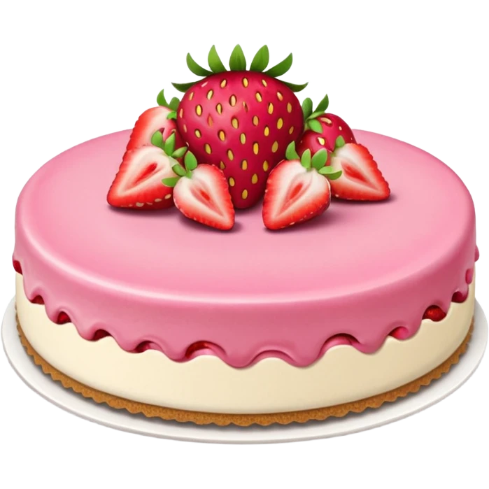strawberry cheesecake emoji