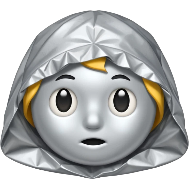 simple tin foil hat  emoji