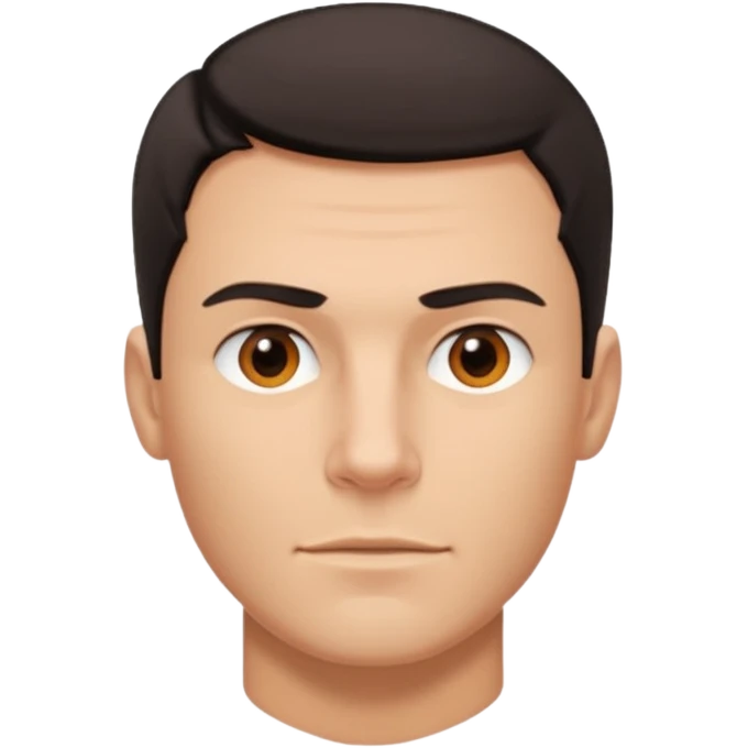 bold white man emoji