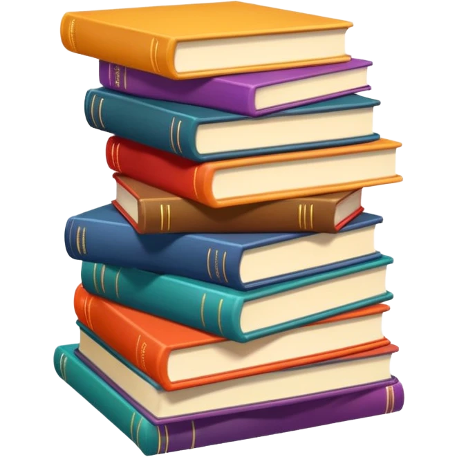 Stack of Books
 emoji