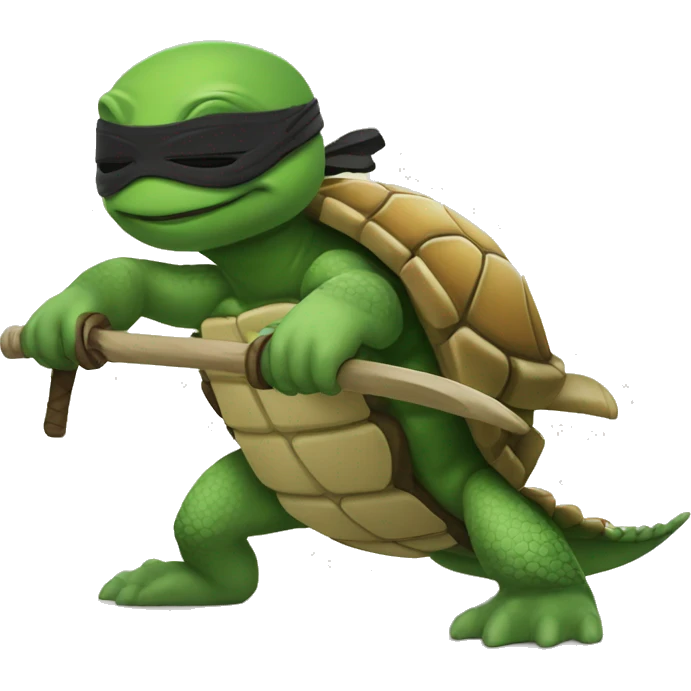 Mbappée avec un casque de tortue ninja emoji